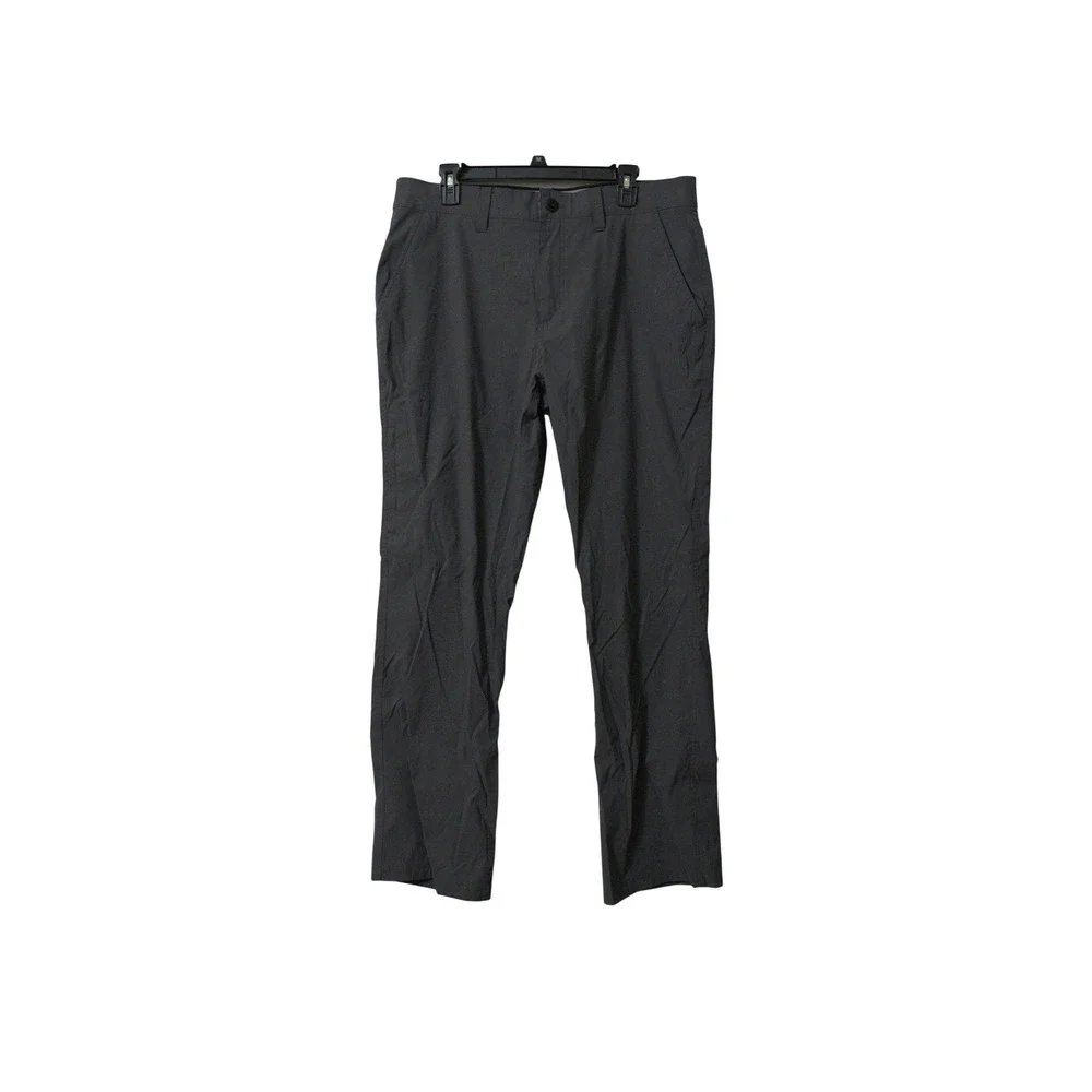 Orvis Mens Tech Performance Hiking Travel Pants Gray Size 36x32 Water Repellent